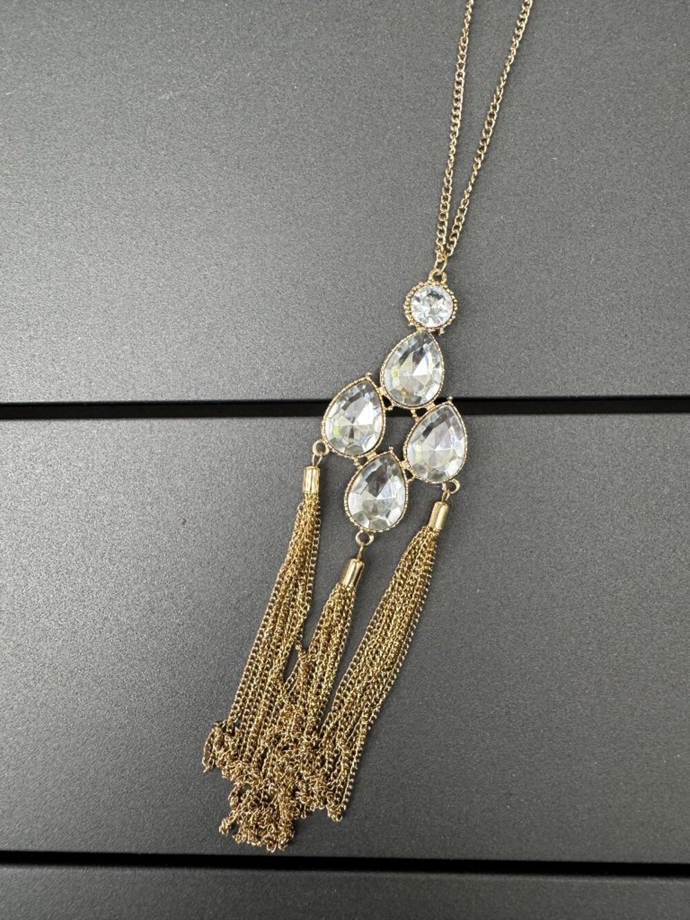 Long Pendant Tassel Necklace